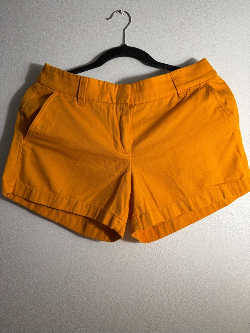 J. Crew Mustard Yellow Chino Shorts